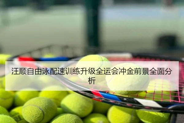 汪顺自由泳配速训练升级全运会冲金前景全面分析